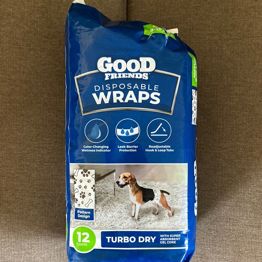 Male Dog Diaper Wraps Small 8-15lbs